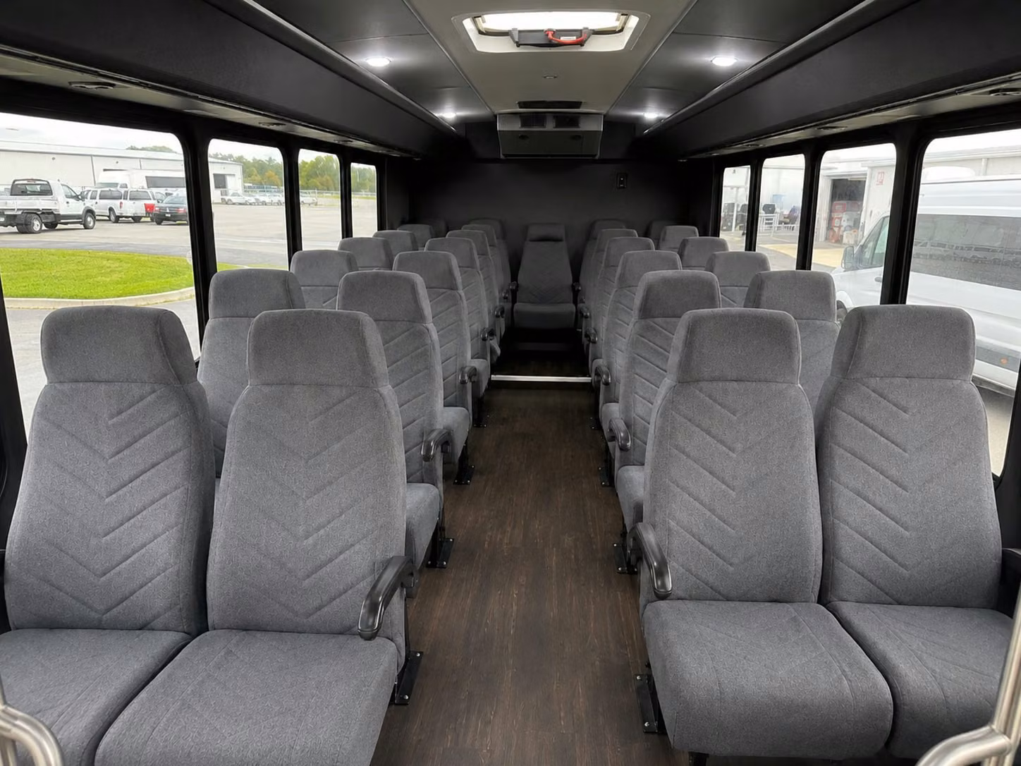 18 passenger minibus interior